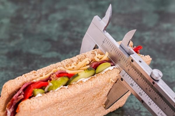 Calorías Perdida de Peso Dieta Alimentos Sándwich