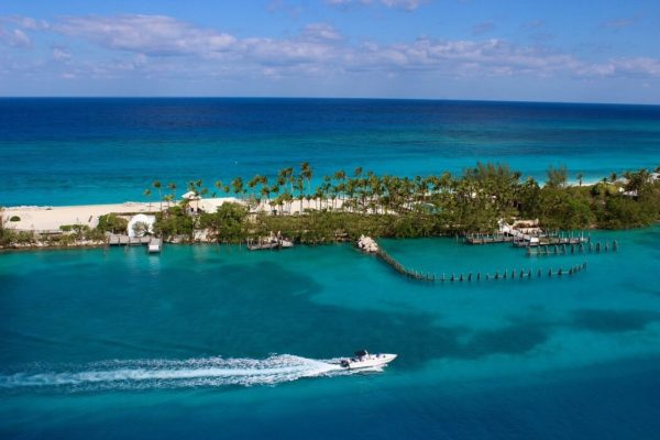 Las Bahamas vista mar plata bote cielo