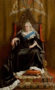 Joyas de la era victoriana reina Victoria sentada trono