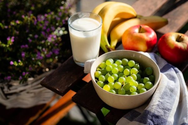 Alimentos ricos en calcio Vaso de Leche  Calcium rich foods